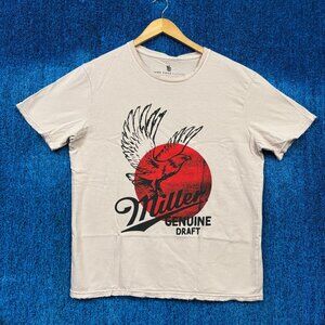 Miller “Genuine Draft” Graphic T-Shirt Size Large